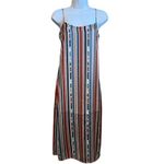 ASTR  THE LABEL Multi Color‎ Shift Dress Slits Tie Back EUC  Size XS Photo 1