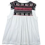 Country Road  Bohemian Embroidered Sleeveless Blouse Boho Southwestern Top, Sz S Photo 1