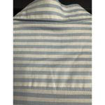 Garnet Hill Womens Blue White Striped Button Up Shirt Size 0 Cotton Long Sleeve Photo 4