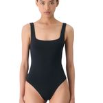 Aritzia Babaton Original Contour Squareneck Thong Bodysuit Black Size S Photo 11