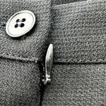 Giorgio Armani  100% Wool Pencil Skirt High Waisted Zip Slit Office Black 6 Photo 1