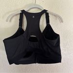 Xersion  Medium Support Black 3X Sports‎ Bra Racerback Front Closure Full Figure Photo 4