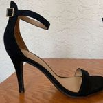 Material Girl Black Velvet High Heels  Photo 1