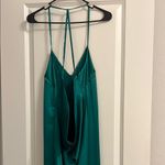 Pretty Little Thing Elegant Green Maxi Dress open back - prom dress - wedding guest dress Photo 2