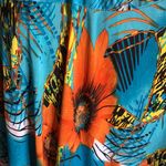 Boutique  Brand Tropical Dress W/ V-Neck, elasticized waist, asymmetric hemline Photo 8