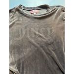 Juicy Couture Velour Sweatshirt Crewneck Bling Gem Size Small Photo 1