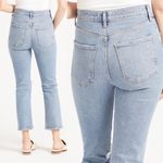 AGOLDE  Denim Riley High-Rise Cropped Straight Jeans Size 27 Photo 3