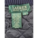 90s Lauren Ralph Lauren Silk Nautical Print Navy Sweater Vest Women Sz XL Blue Photo 3