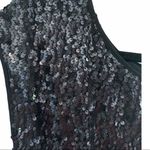 LC Lauren Conrad  Black Sequin Shift Dress size M Photo 2