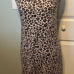 LOGO By Lori Goldstein fitted dress women's size XS extra small cheetah leopard Photo 0