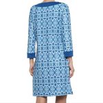 NWT Cabana‎ Life Blue Road Map Geometric Tunic Dress Size XL Photo 1