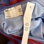 ASOS High Neck Backless Floral Mesh Mini Dress Women's 6 Blue Red Going Out NWT Photo 15