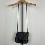 Vintage Jotta Black Iridescent Beaded Floral Crossbody Purse‎ Photo 3