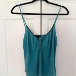 Club Monaco Vintage Y2K Teal Green Sequin Bead Cami Tank Top Size Large Photo 1