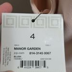 Liz Claiborne Manor Garden blush belted fit and flare dress size 4 Photo 7