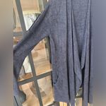 Barefoot Dreams  Cozychic Lite Island Wrap Cardigan navy Indigo Sweater blanket Photo 4