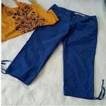 DKNY 3/$15 Jeans Royal Blue Crop Pants size 10 Photo 0
