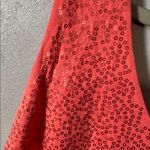 Merona  Coral Sleeveless Sequin Detail‎ Elastic Waist Tank Dress Photo 1