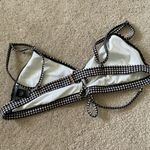 LA Hearts  black white gingham bikini top Photo 1