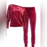 Boston Proper Slouchy Velour Top & Jogger Set Photo 1