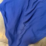 J.Crew  One Piece Swimsuit Tie Shoulder V-Neck Cobalt Blue Bathing Suit M Photo 5