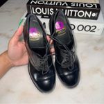 New Church’s Black Leather Cap Toe Lace Up High Heel Oxford Pumps Womens 34.5 Size undefined Photo 10
