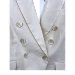 Veronica Beard NWT | 10 | Miller Dickey Blazer Linen Double Breast Women Ivory Photo 3