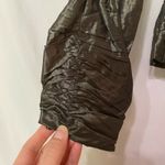 Worth Vintage Grey Long Sleeve Lagenlook Jacket Womens 0 Artsy 1980s Metallic Gray Photo 9