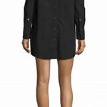 Rag and Bone  black off the shoulder long sleeve shirt dress size xs oversized Photo 12