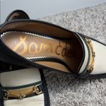Sam Edelman  Black and Cream Loafers with Gold Accent Photo 1