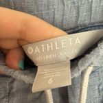 Athleta Women’s 6 Blue Cabo Linen Jogger Pants Photo 1