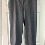 Talbots  Gray Cropped Dress Pants Slacks Mid Rise Stretch Unlined Career 14 Photo 0
