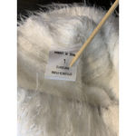 Cotton Candy LA White Fuzzy‎ Bandeau Crop Top Y2K Stretch Large Sexy Coquette Photo 6