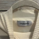 Magnolia Boutique Cream and Black Striped Mock
Neck Top White Size L Photo 3