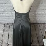 Gia & co satin black halter dress size 4 Photo 5