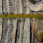 Nic + Zoe Women's Fringe Mix Knit Jacket Open Front Blazer Sweater Coat SP White Size undefined Photo 4