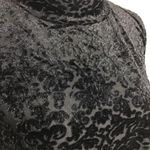 New Direction NWOT s Velvet Damask Blouse Top New Photo 3