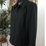 Worthington Women Jacket Size 1X Black Full Zipper Office Siren Clueless Preppy Photo 4