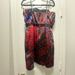 BCBGeneration BCBG Generation Empire Pleated Beaded Strapless Mini Cocktail Dress Size 10 NWT Photo 4