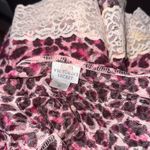 Victoria's Secret Victoria’s Secret women’s Leopard Print Pink Lace Trim Chemise size M Photo 9