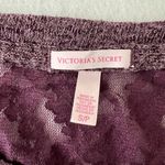 Victoria's Secret  Purple Lace Crewneck Sweater Photo 5