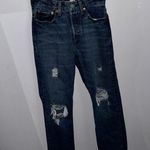 Levi's Levi’s Wedgie Icon Fit Medium Wash Distressed Cropped High-Rise Jeans Photo 7