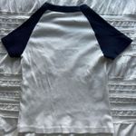 Brandy Melville  New York City Baby tee white/ navy  Photo 1