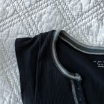Urban Outfitters  Black Ribbed Top Photo 2