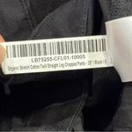 Quince 8 Black Organic Stretch Cotton Twill Straight Cropped Pant 28” Casual Photo 4