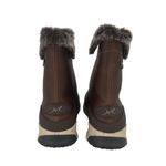 Chacos Chaco Mink Borealis Brown Fur Leather Boots NWOT Size 10 Photo 2