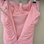 House Of CB “Sofia” Fairy Pink Mesh Maxi Dress strapless NWOT like fornarina XL Photo 11