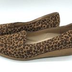 Bottega Veneta Womens Wedge Loafers Slip On Leopard Print Brown Size 6.5 Photo 2