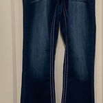 Amethyst Jeans  Dark Blue with Floral Lining Photo 0