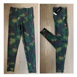 Terez  Green Multi-colored camouflage leggings NWT Small Photo 1